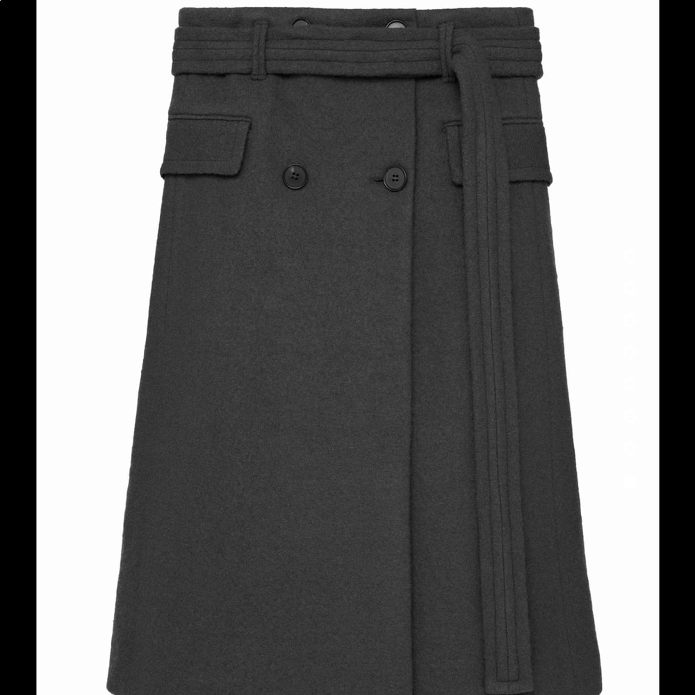 NWT - Zara Limited Edition High-waisted Wool Skirt